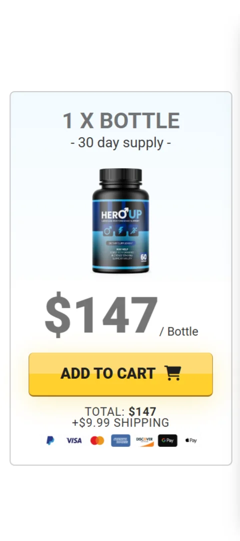 HeroUP™ 1 bottle pricing